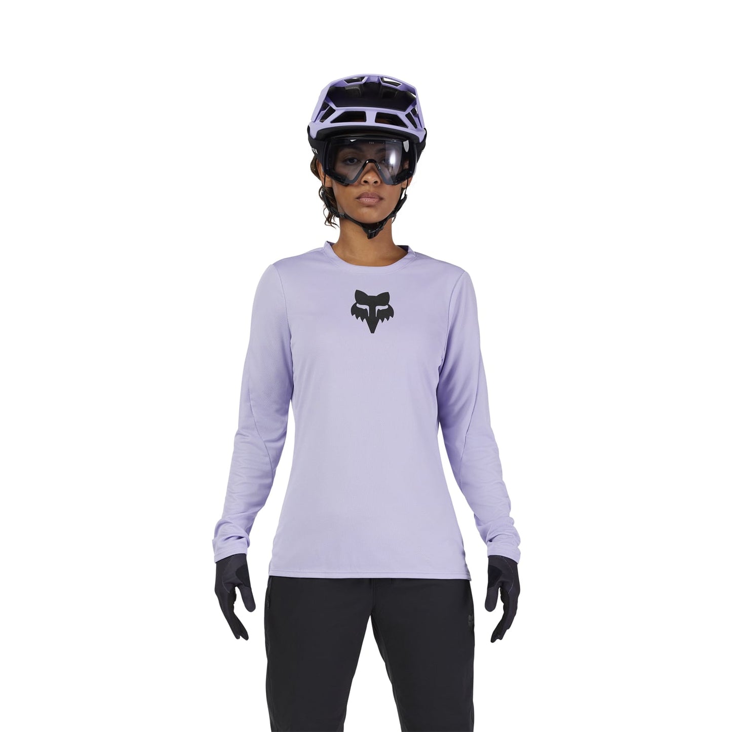 FOX RANGER HEAD Damen Trikot Langarm Lila 2025