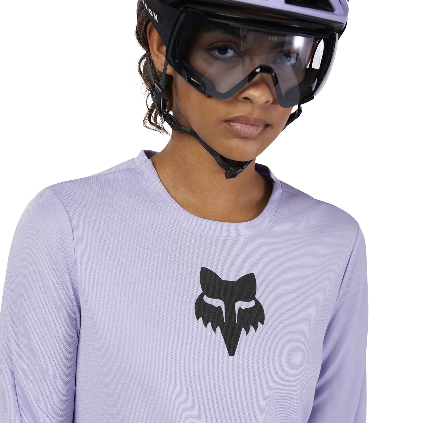 FOX RANGER HEAD Damen Trikot Langarm Lila 2025
