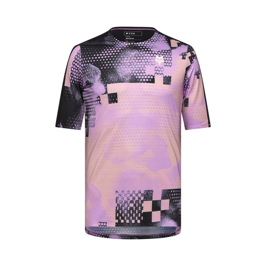 Maillot FOX FLEXAIR ASCENT PULSE Manches Courtes Noir/Rose 2025