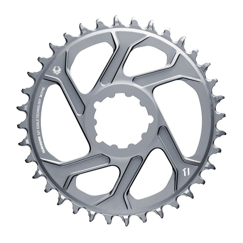 Kettenblatt Mono SRAM EAGLE X-SYNC 2 BOOST 11/12-fach Direct Mount Offset 3mm Grau