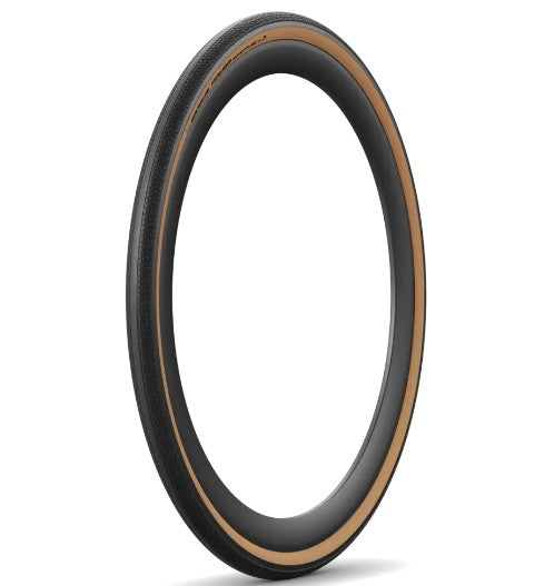 Reifen MICHELIN POWER ADVENTURE Competition Line 700x36c Tubeless Ready Braun