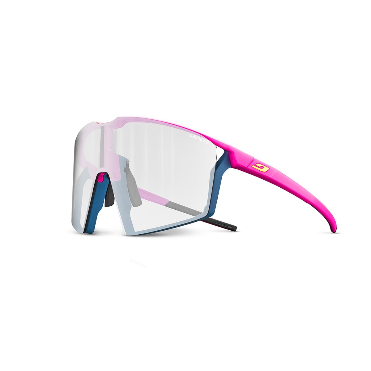 Lunettes JULBO EDGE Rose fluo/Bleu Spectron 3 Smoke