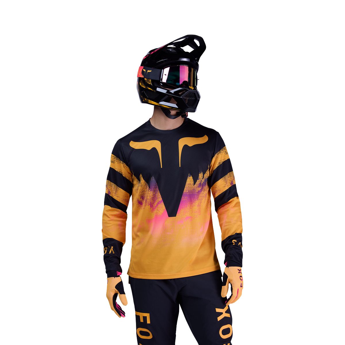 FOX RANGER KAIROS Trikot Langarm Schwarz/Orange
