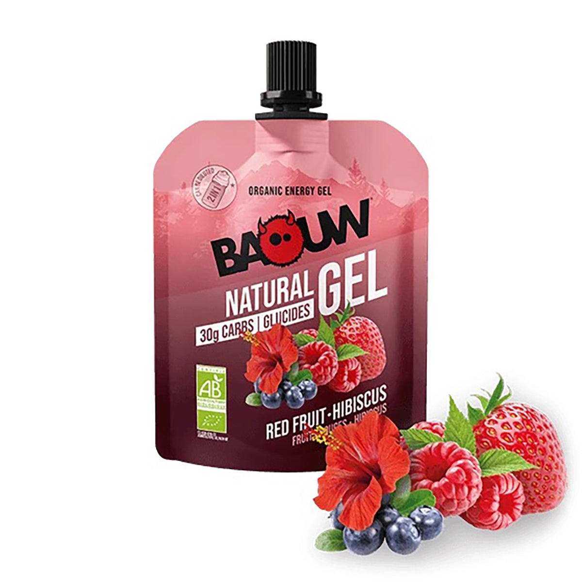 BAOUW BIO Energy Gel Rote Früchte-Hibiskus (85g)