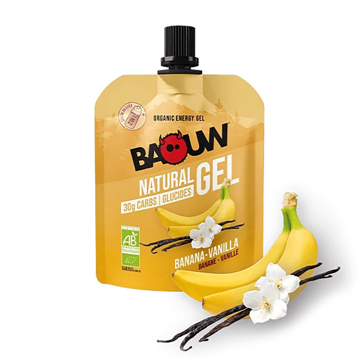 BAOUW BIO Energy Gel Banane-Vanille (85g)