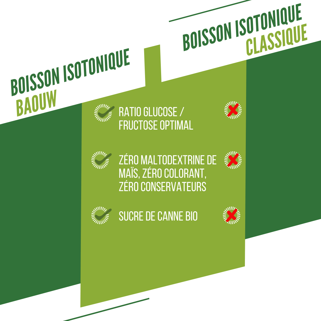 Boisson Énergétique BAOUW ISOTONIC (585g) Citron Fleur de Sureau