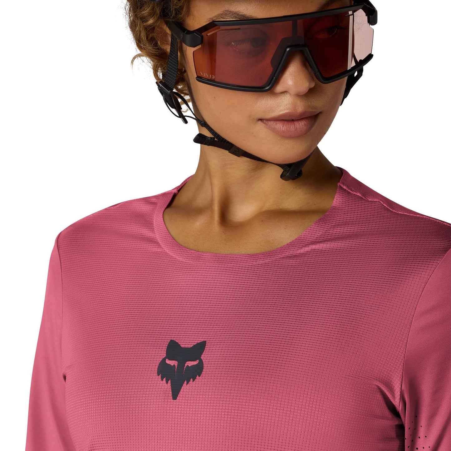 FOX FLEXAIR Damen Trikot Kurzarm Berry