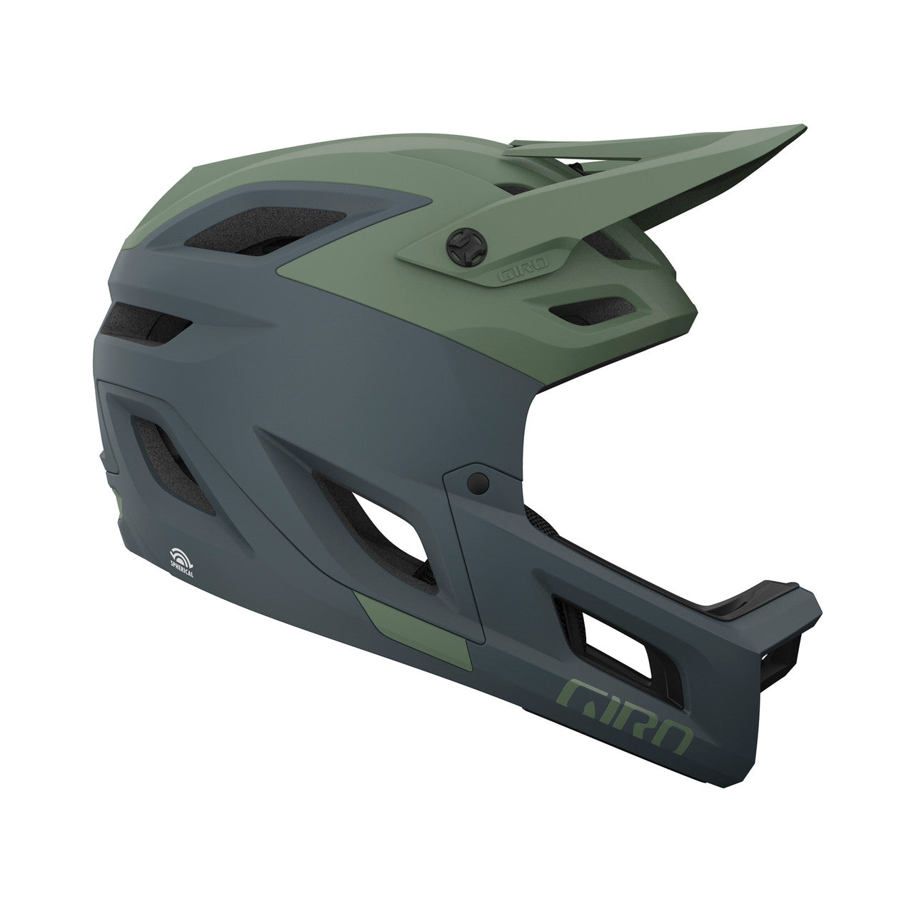 MTB-Helm GIRO COALITION SPHERICAL Schwarz/Grün Matt
