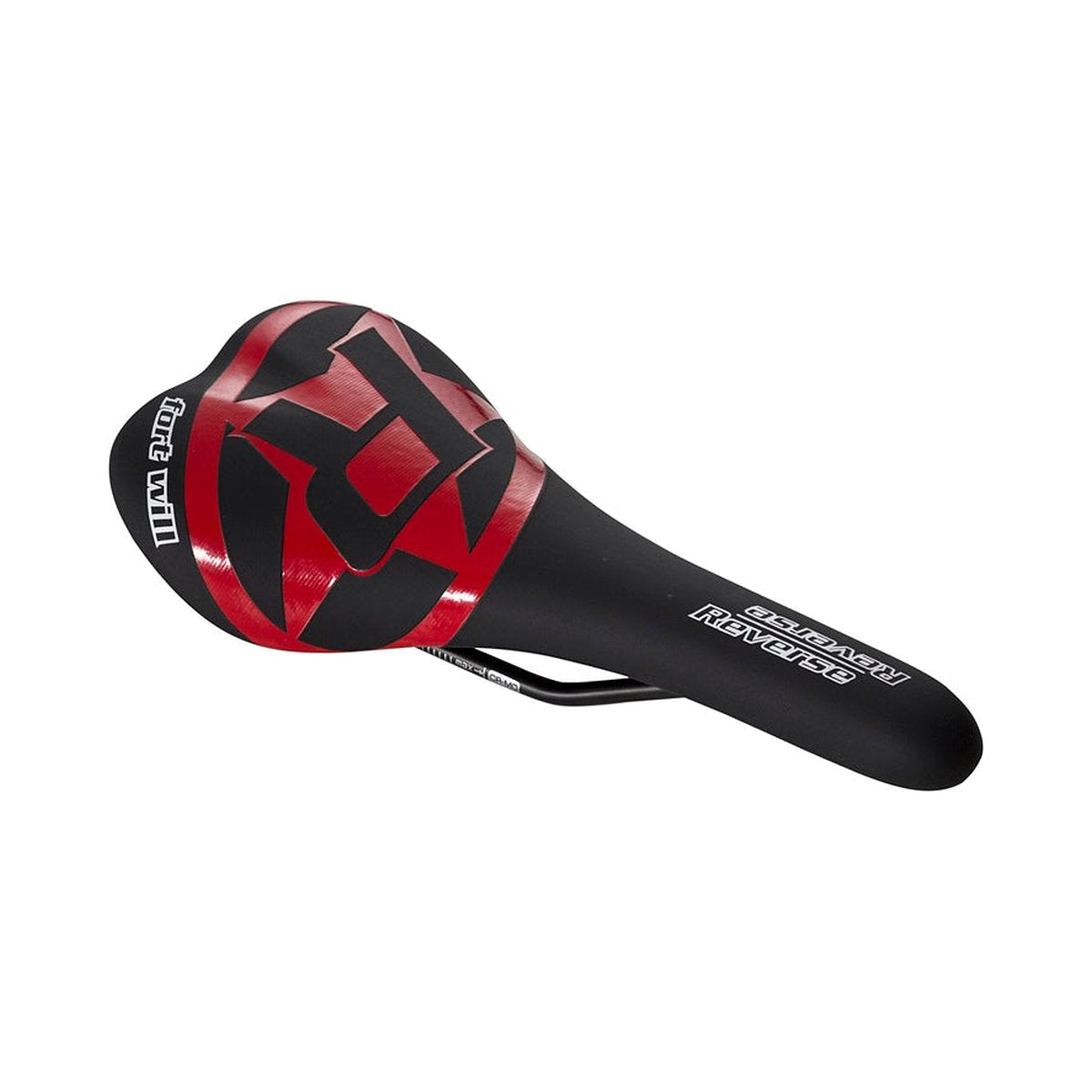 Selle REVERSE COMPONENTS FORT WILL STYLE Rails CrMo Noir/Rouge
