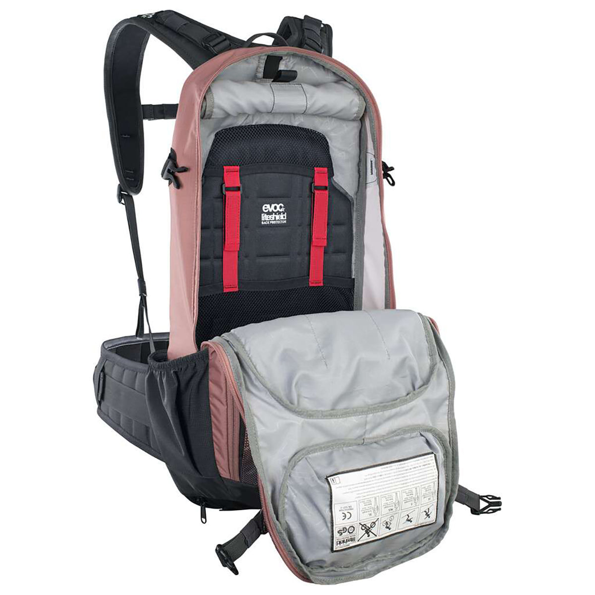 EVOC PROTECTOR FR ENDURO Rucksack mit integriertem Rückenteil 16 L Rosa