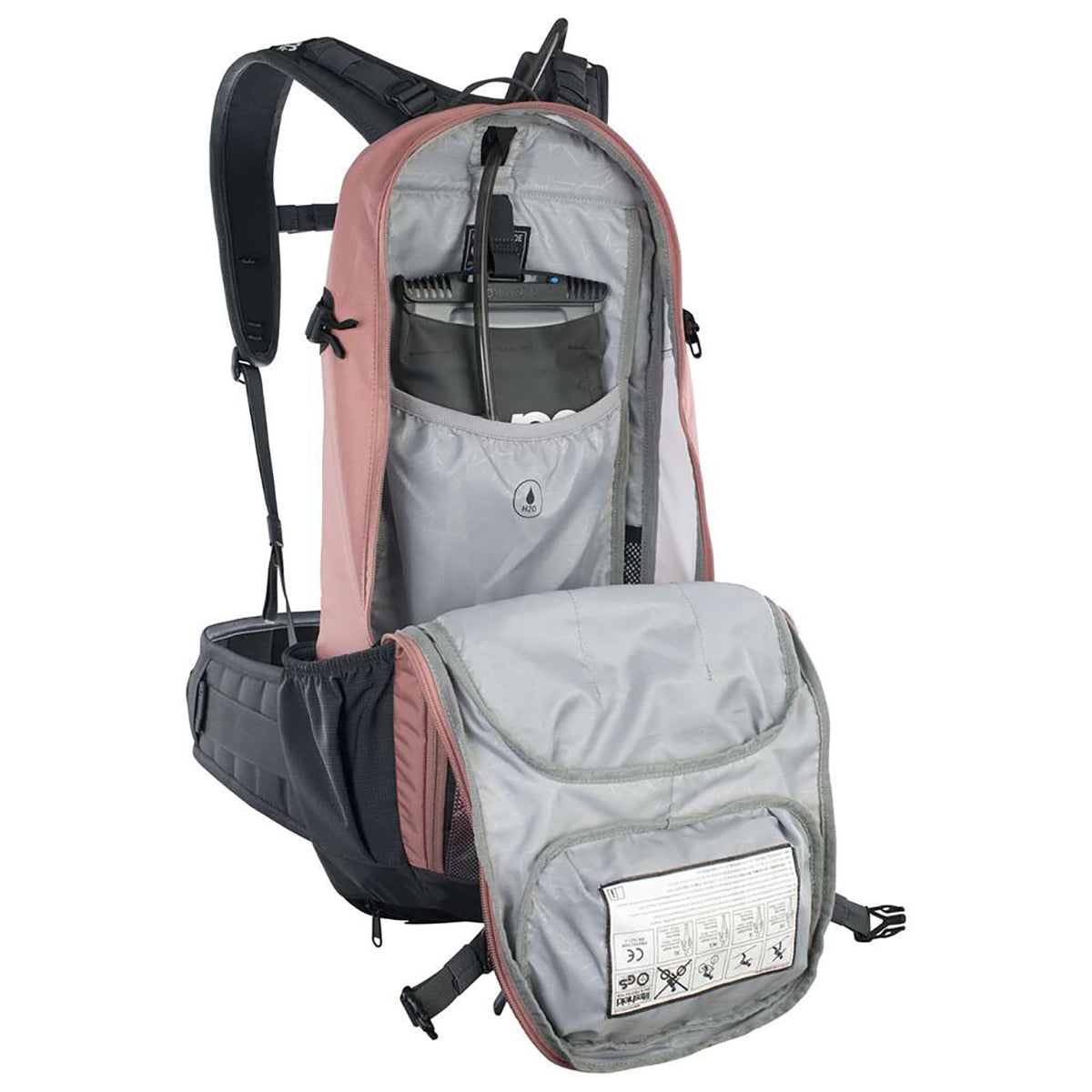 EVOC PROTECTOR FR ENDURO Rucksack mit integriertem Rückenteil 16 L Rosa