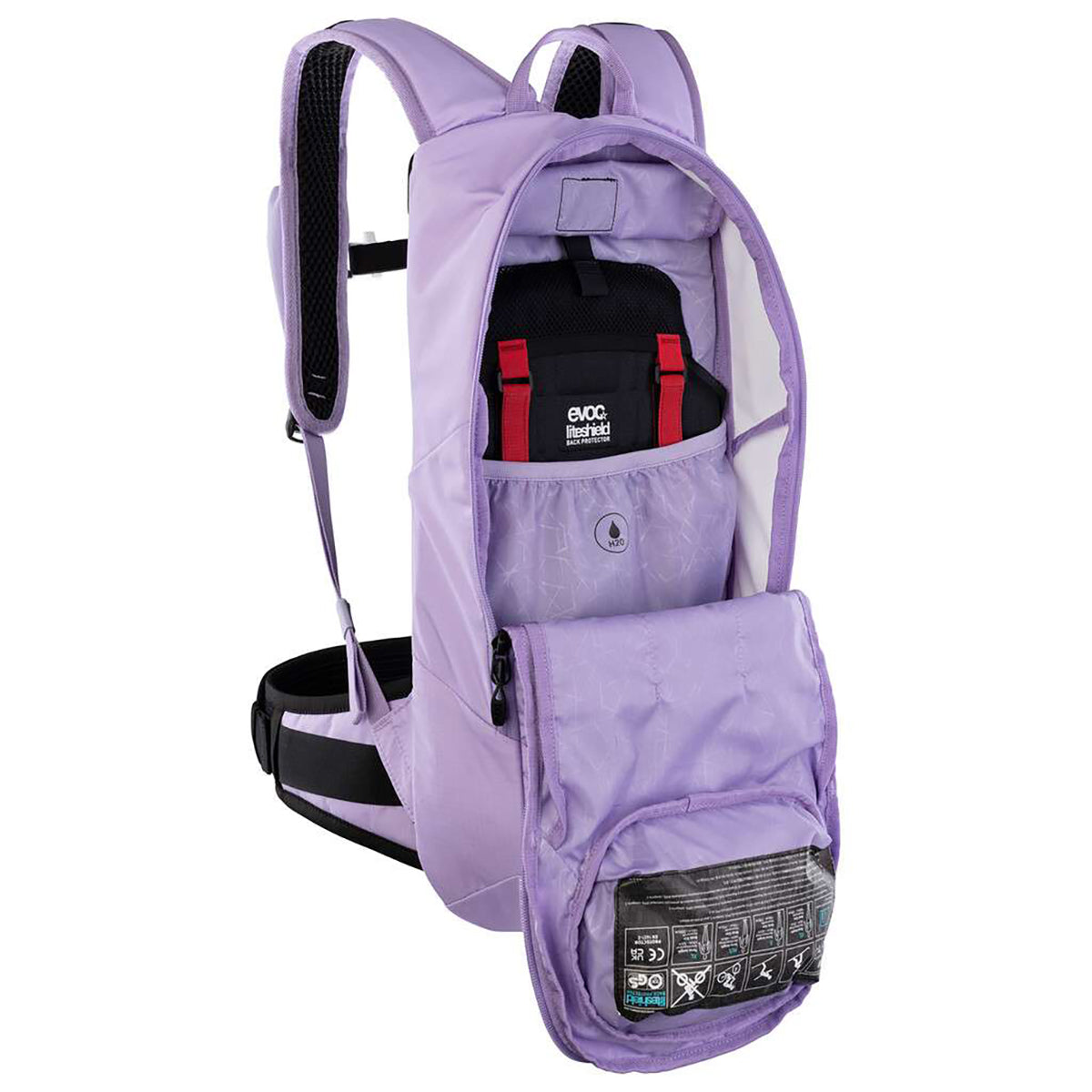 EVOC FR LITE RACE 10L Rucksack mit Rückenprotektor Pink