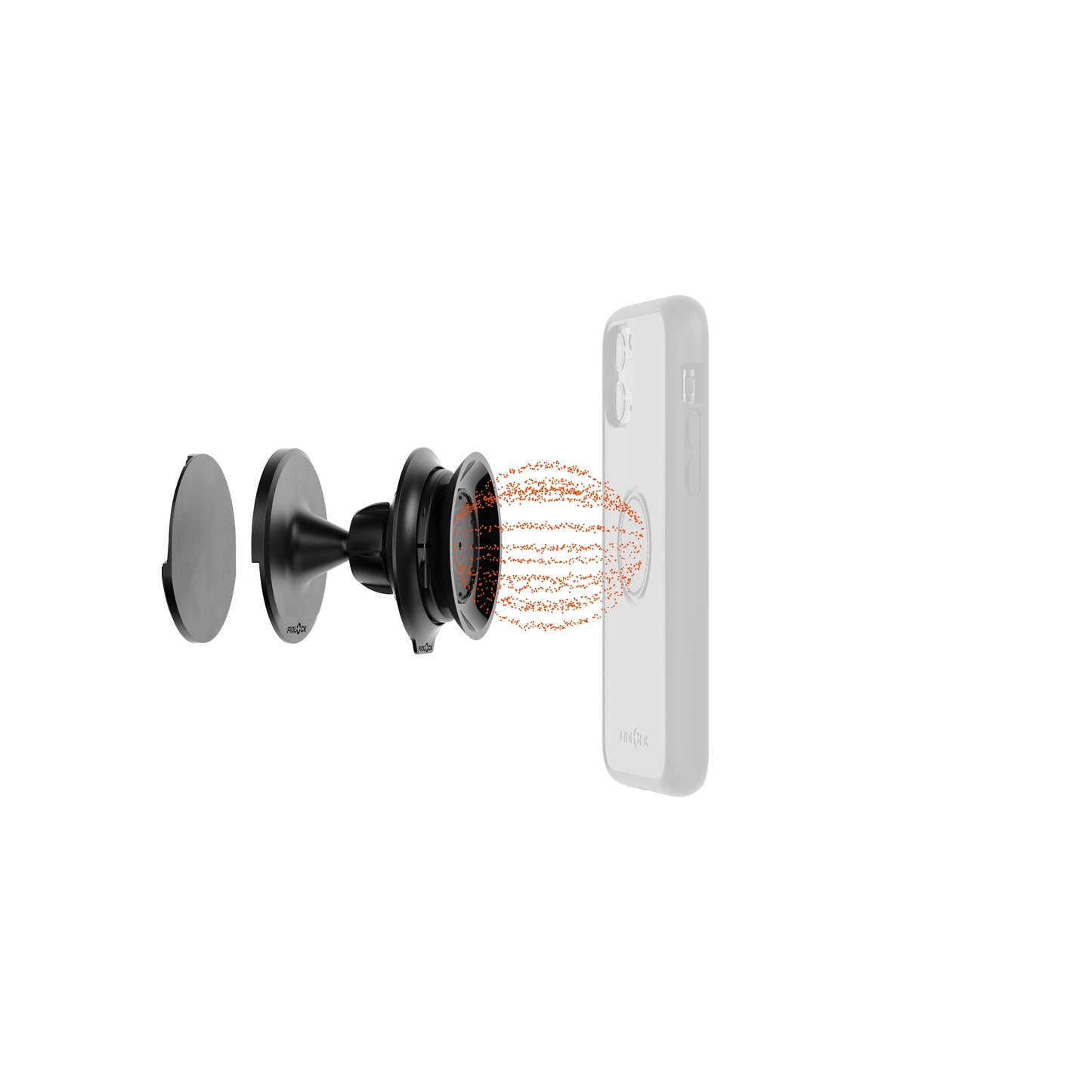 Support Mural FIDLOCK VACUUM Noir