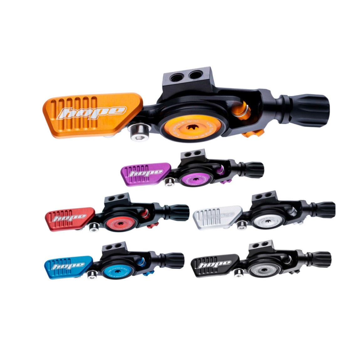 Commande de Tige de Selle HOPE Argent/Orange