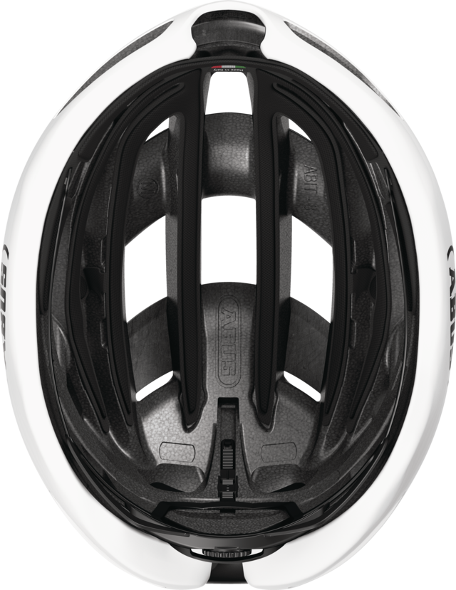 Helm Straße ABUS AIRBREAKER 2.0 Shiny Weiß