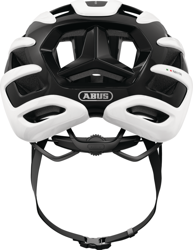 Helm Straße ABUS AIRBREAKER 2.0 Shiny Weiß