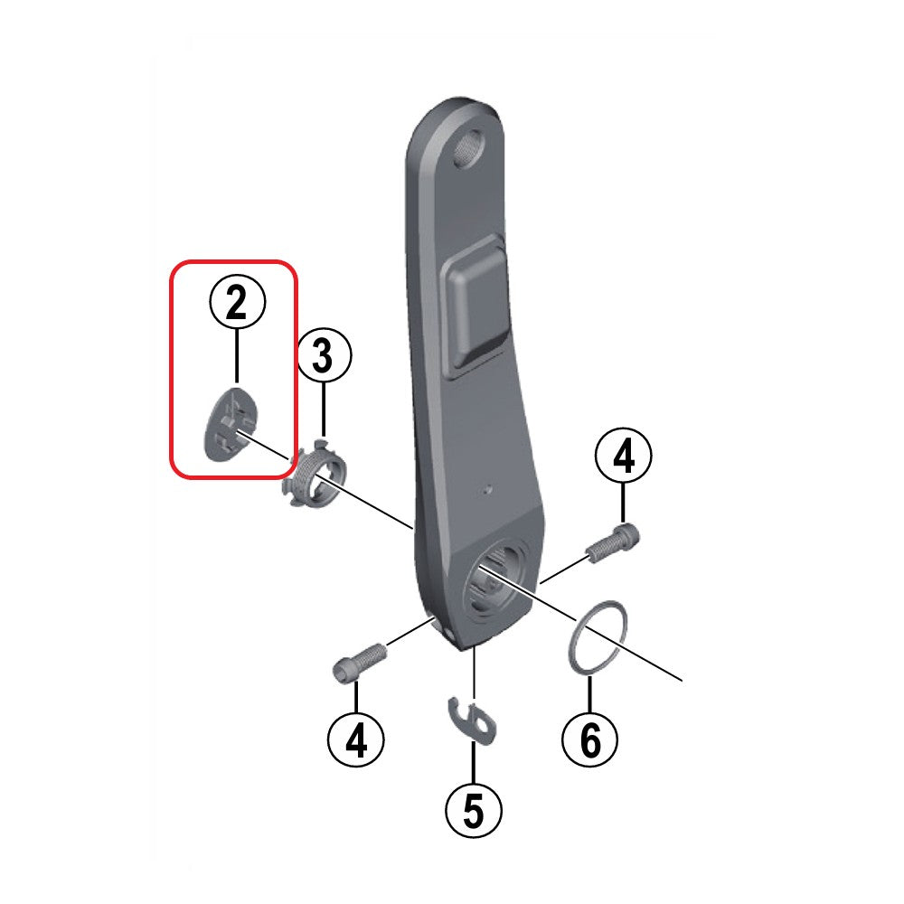 SHIMANO Kurbelkappe für Kurbel FC-R9100-P