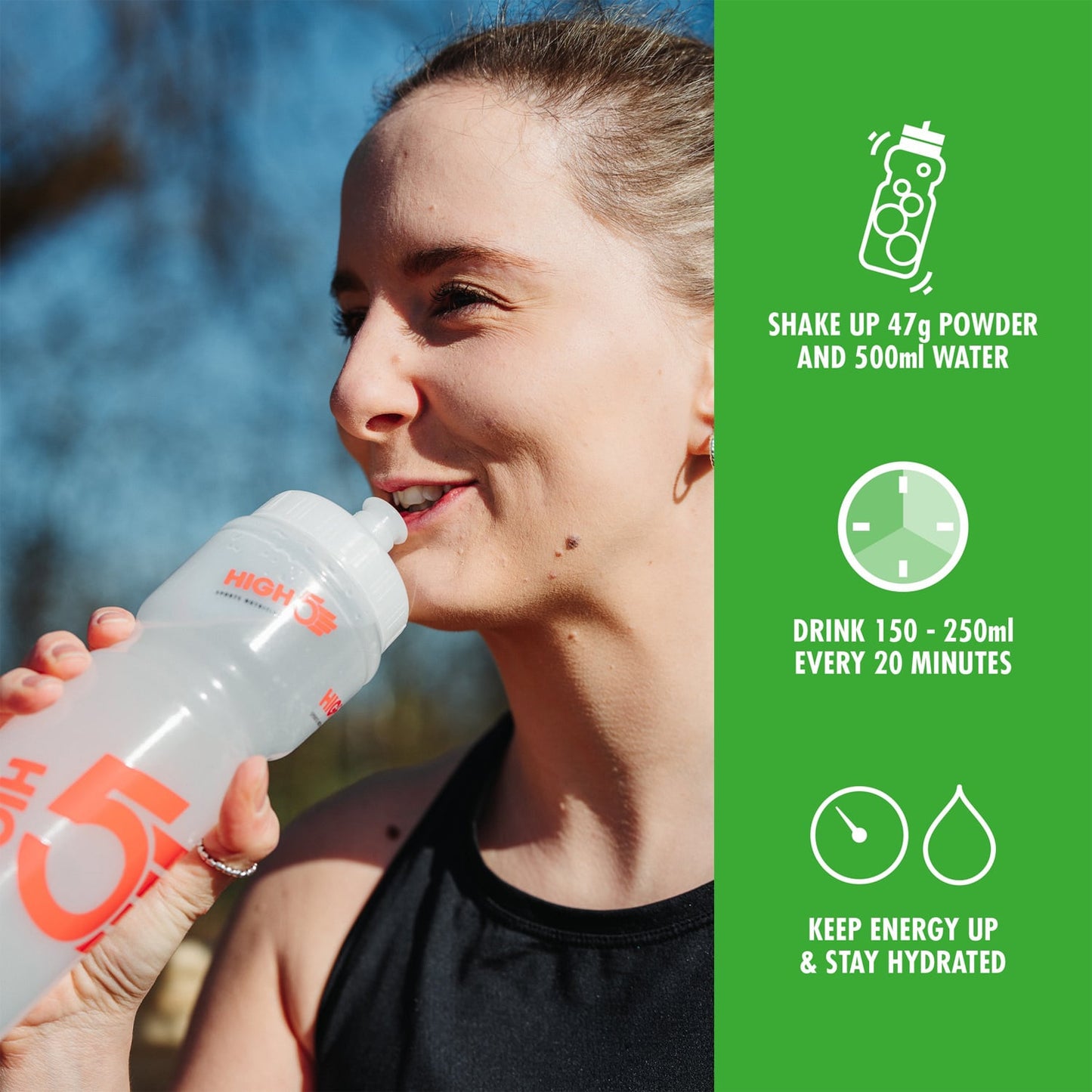 Energy Drink HIGH5 ENERGY DRINK (47g) Zitrone