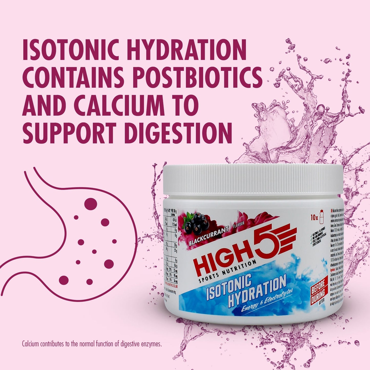 Boisson Énergétique HIGH5 ISOTONIC (300g) Cassis
