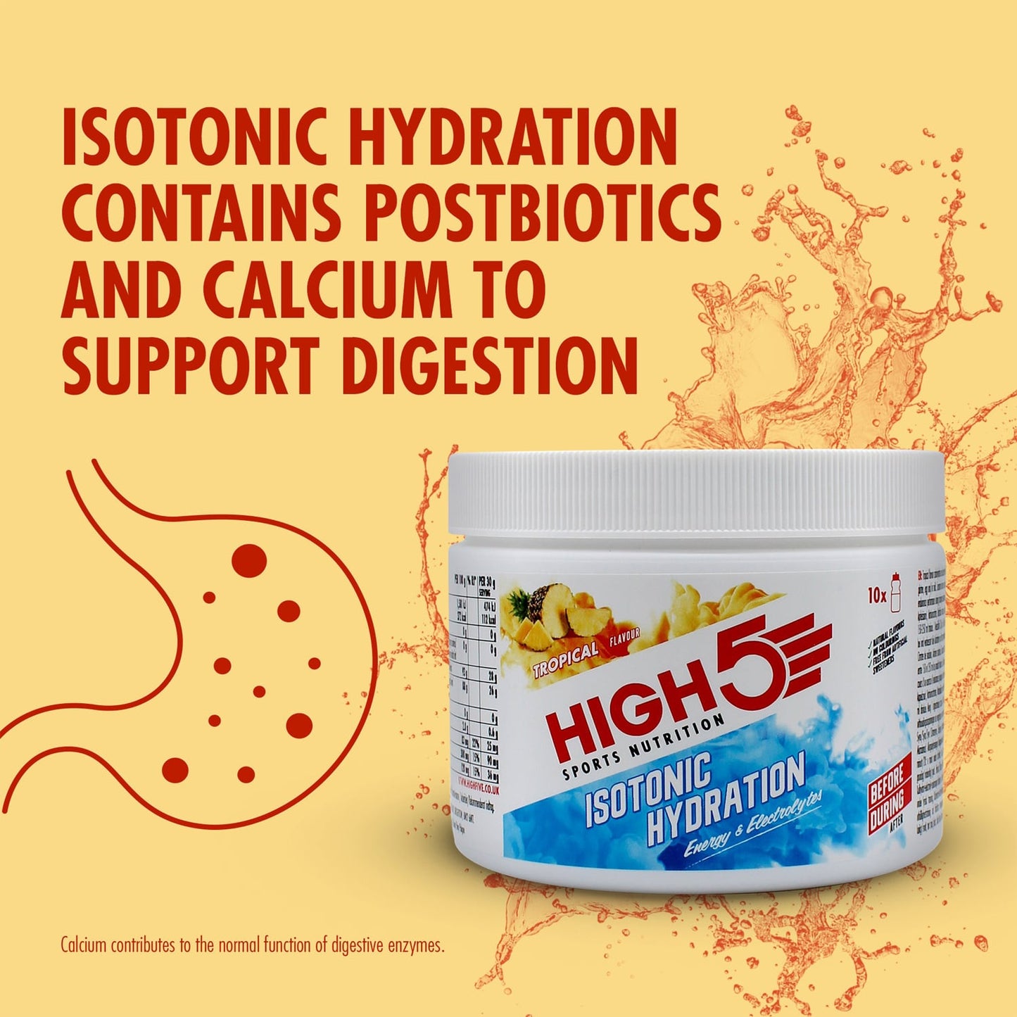 Boisson Énergétique HIGH5 ISOTONIC (300g) Tropical