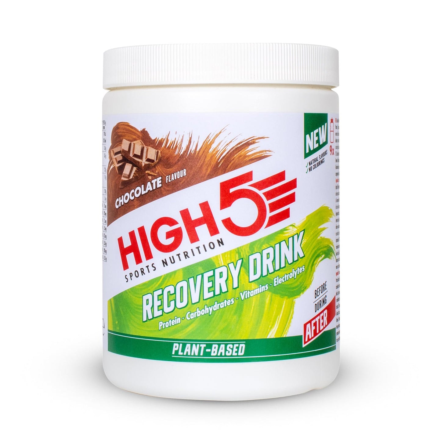 Erholungsgetränk HIGH5 PLANT-BASED RECOVERY DRINK (450g) Schokolade