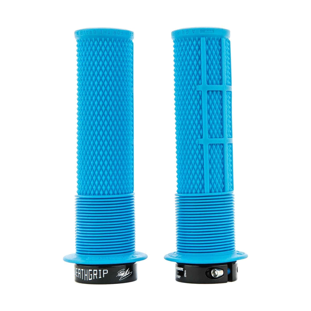 Grips DMR DEATHGRIP Flange Large Lock-on Bleu