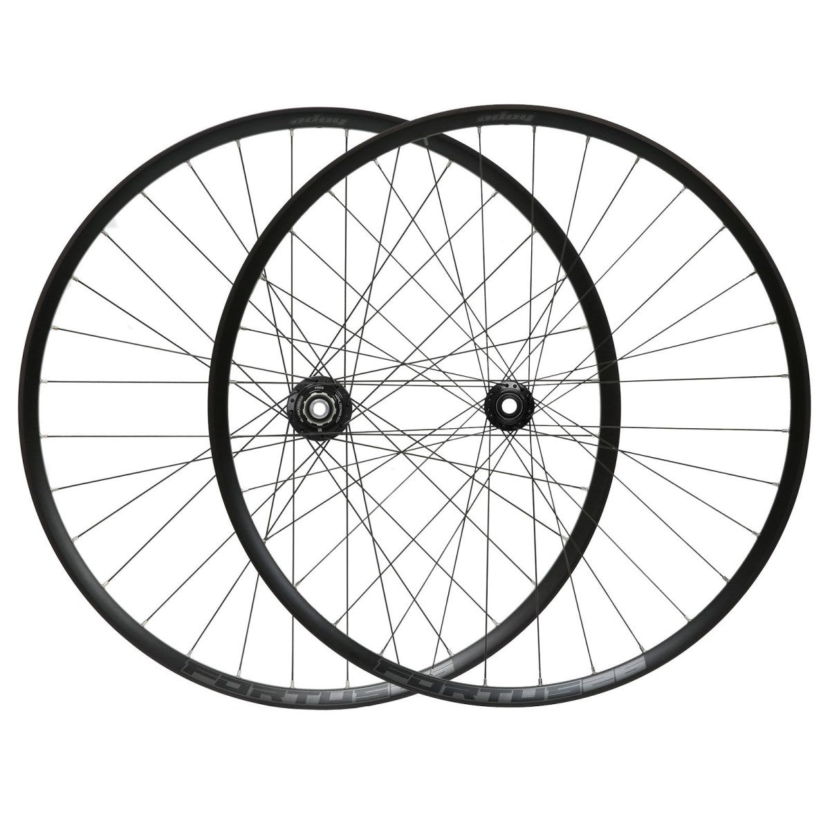 Paar HOPE FORTUS 26 W 26" PRO 5 Laufräder 15x100mm/12x135mm Schwarz