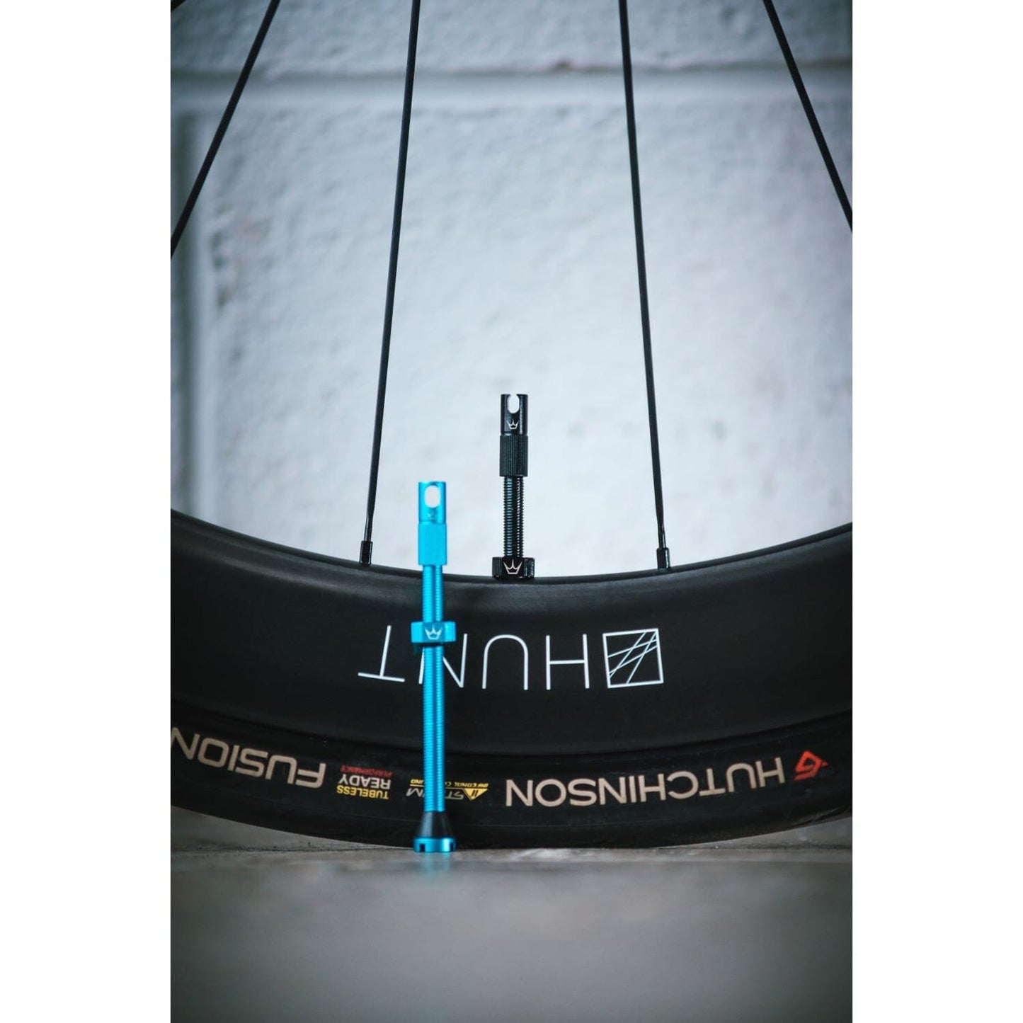 PEATY'S x Chris King MK2 Presta 80 mm Tubeless-Ventile (x2) Schwarz