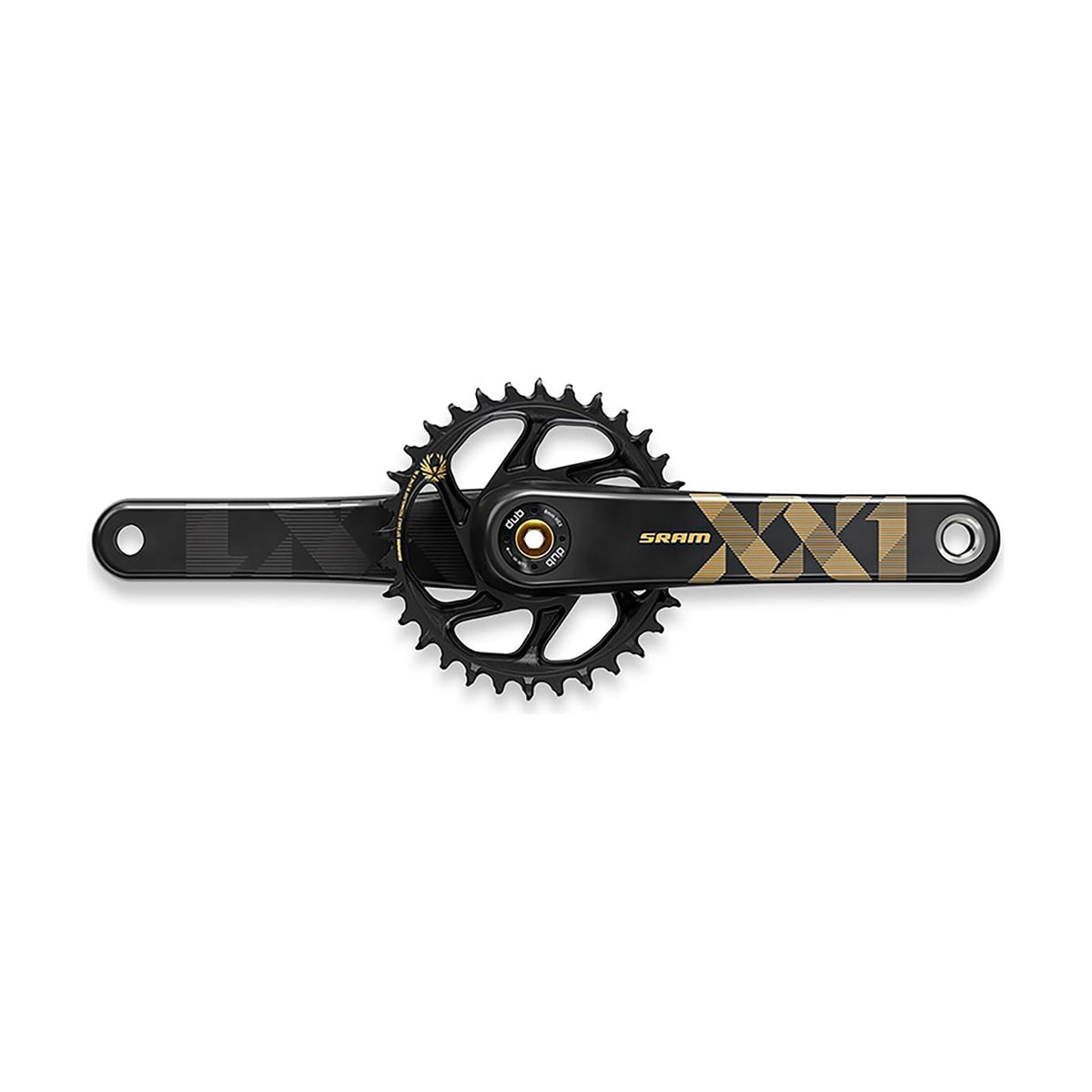 12V Kurbel SRAM EAGLE XX1 X-SYNC2 BOOST DUB Direct Mount Gold