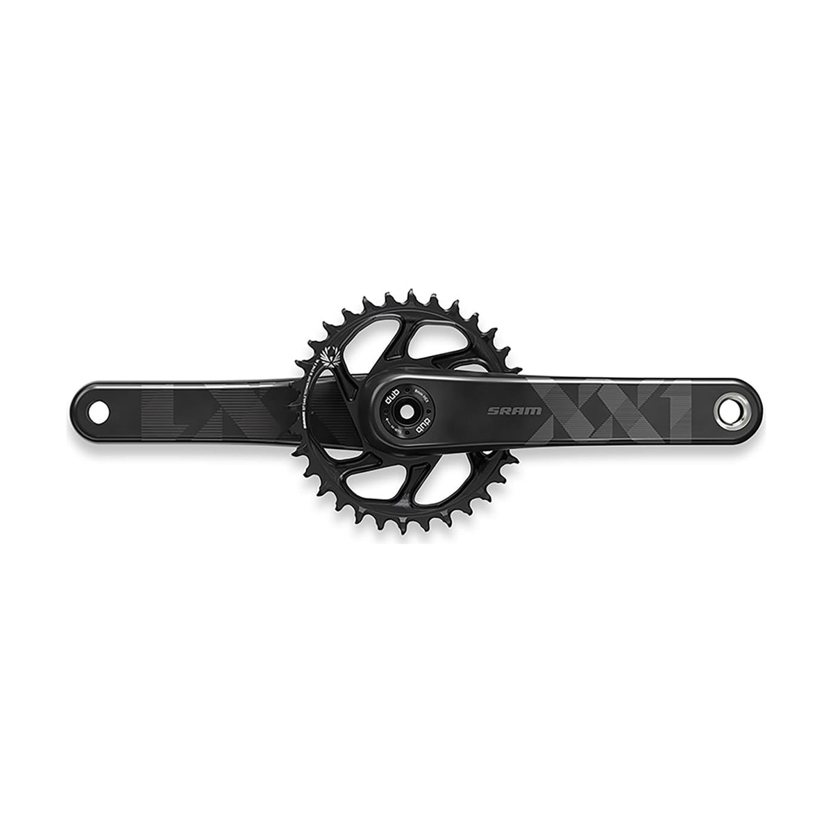 Kurbelgarnitur 12V SRAM EAGLE XX1 X-SYNC2 BOOST DUB Direct Mount Schwarz