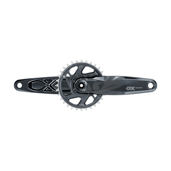 Mono-Tretlager 11/12-fach SRAM GX EAGLE FAT BIKE 4" DUB Grau