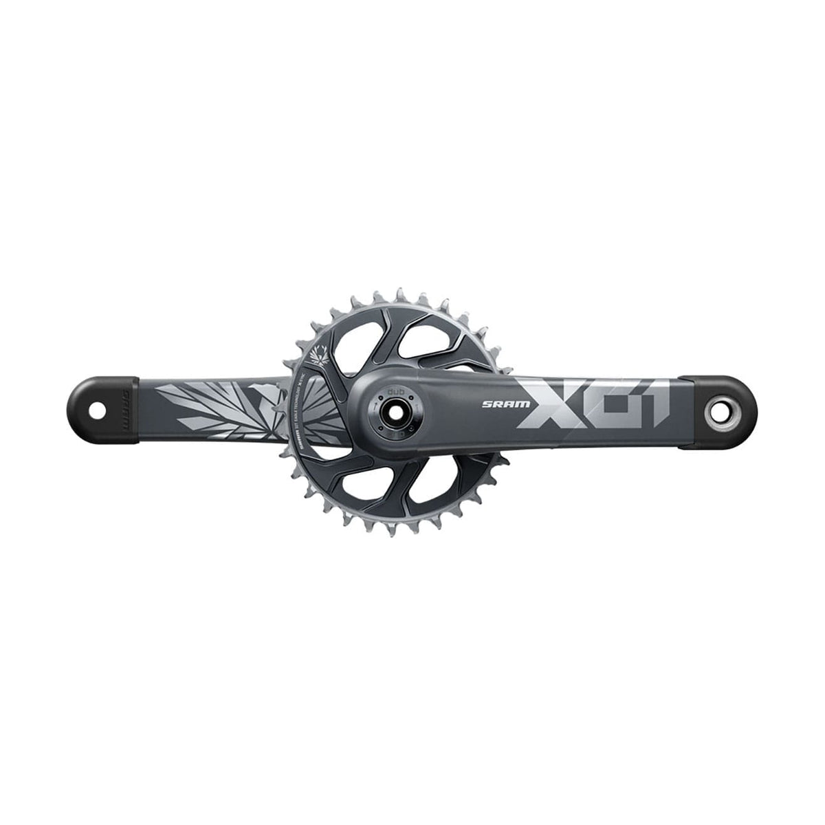 Kurbel 11/12V SRAM X01 EAGLE BOOST 148 DUB Schwarz Carbon