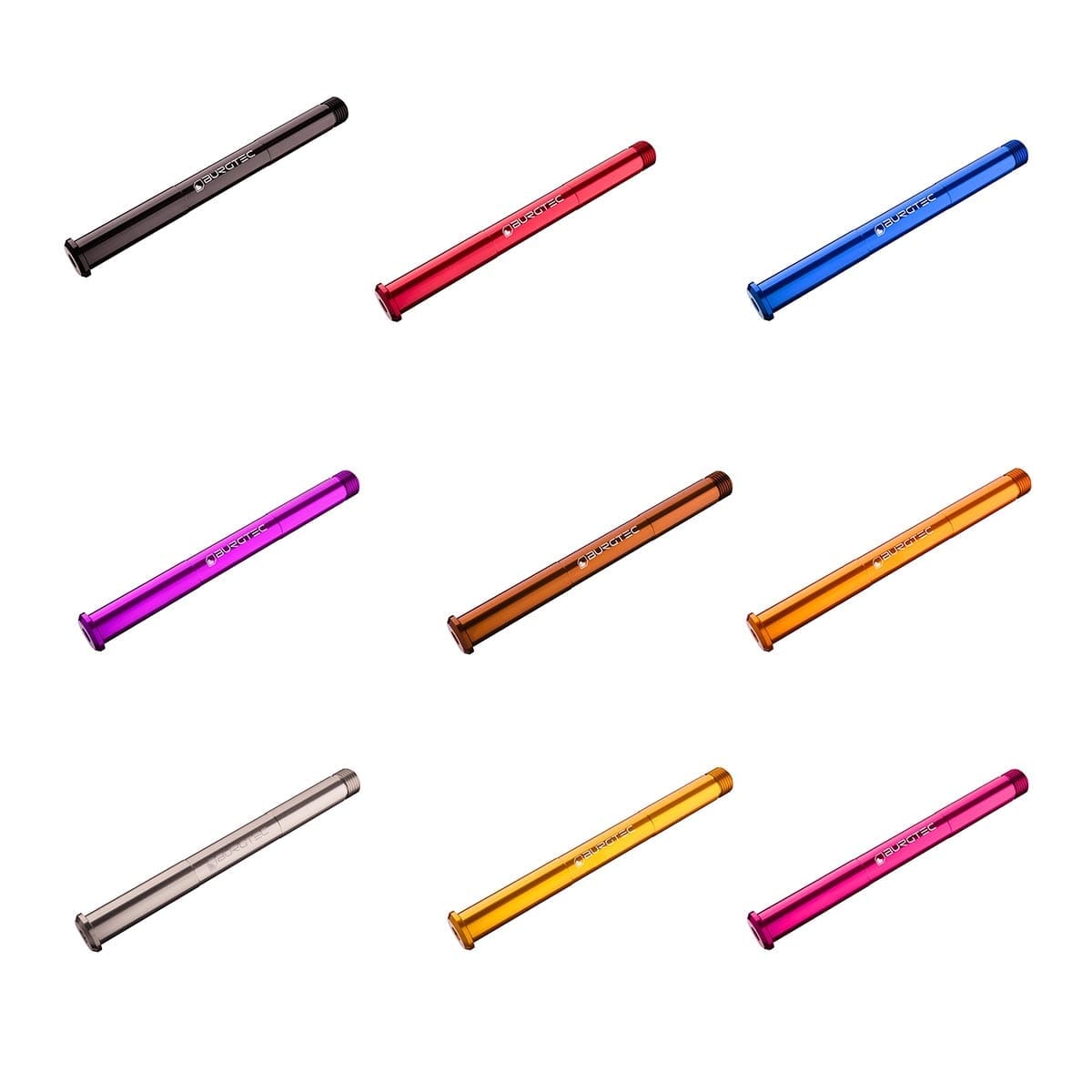Axe de Roue Avant BURGTEC pour Fourches Rockshox 15x110 mm Boost Violet