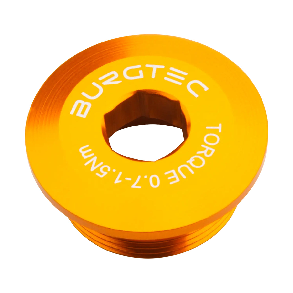 Vis de Précontrainte BURGTEC pour Pédalier Shimano HOLLOWTECH 2 Orange
