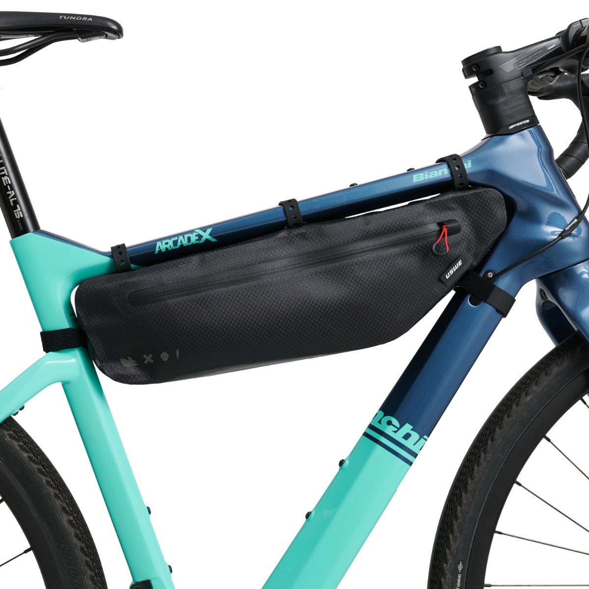 Sacoche de Cadre USWE FRAME TUBE LARGE 3.4 L Noir