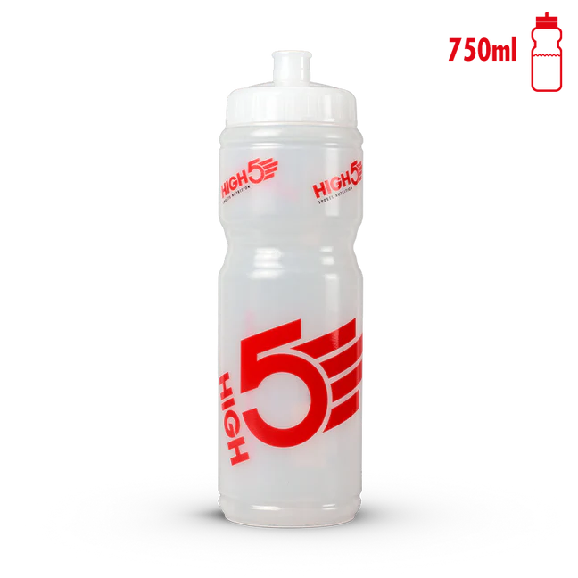 Trinkflasche + 10 Hydratationstabletten Elektrolyt HIGH5 CYCLE PACK Fruits Rot