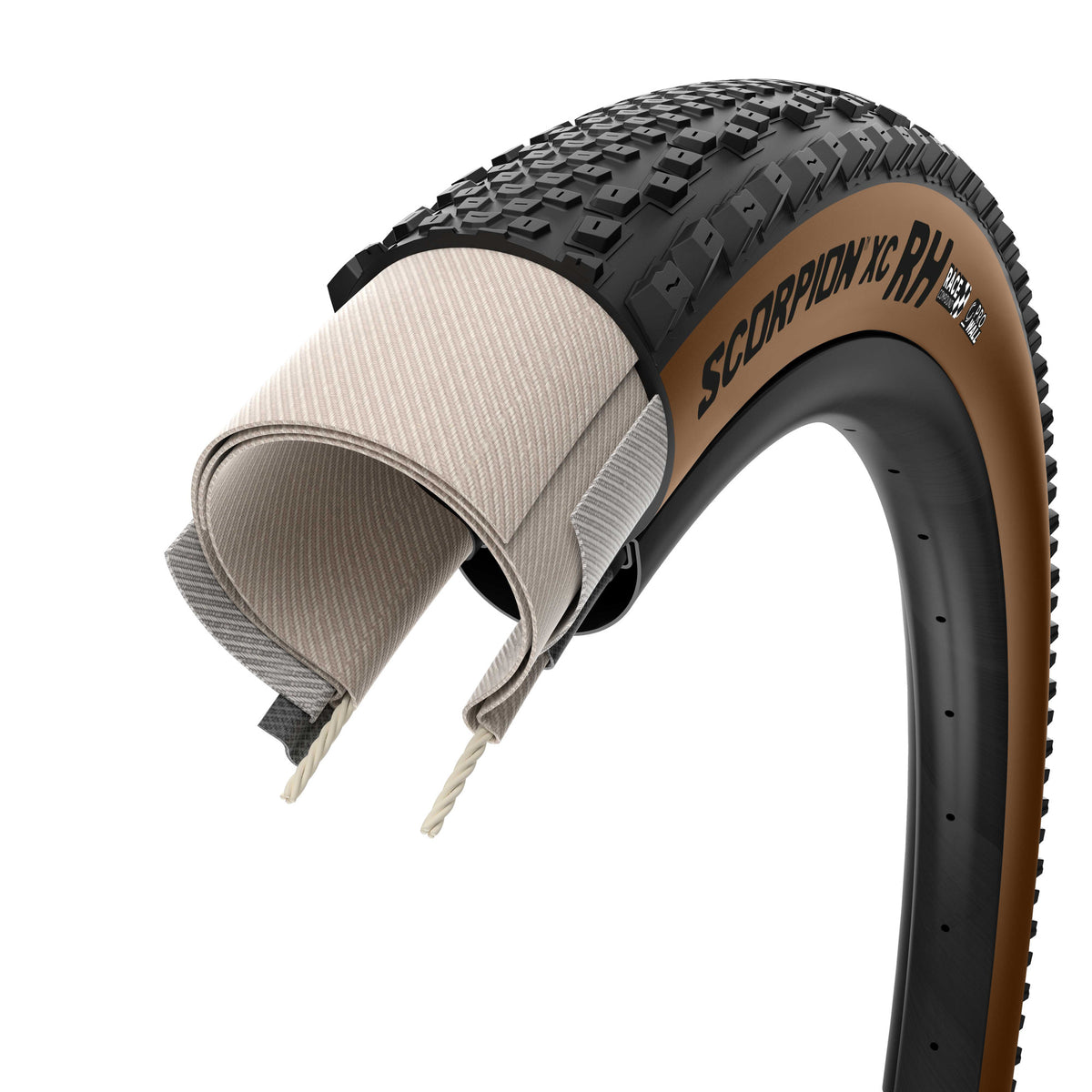 PIRELLI SCORPION RACE XC RH Reifen 29x2.40 ProWall Tubeless Ready Faltreifen Schwarz/Beige Klassik