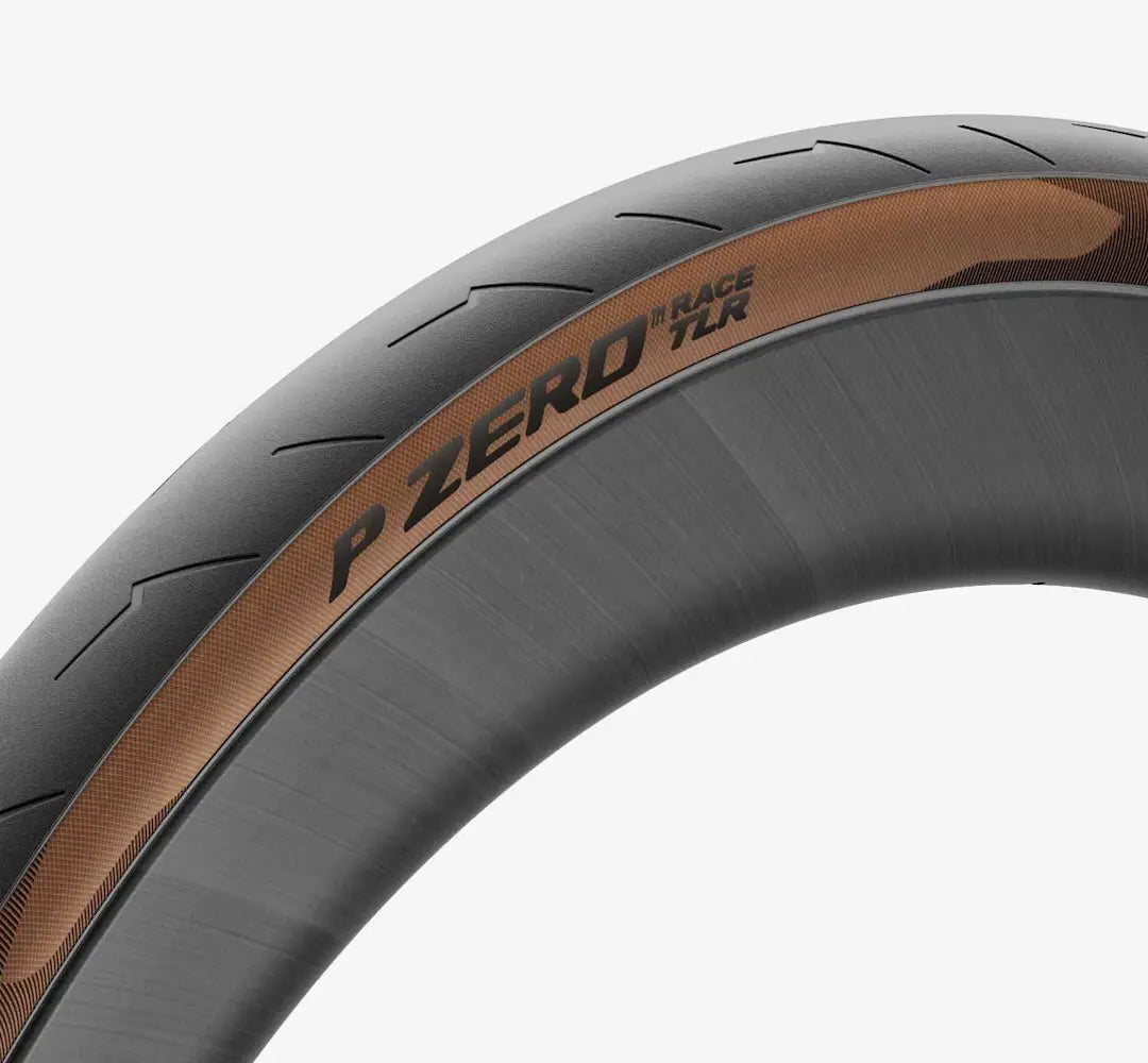 Reifen PIRELLI P ZERO RACE TLR 700c Tubeless Ready Braun