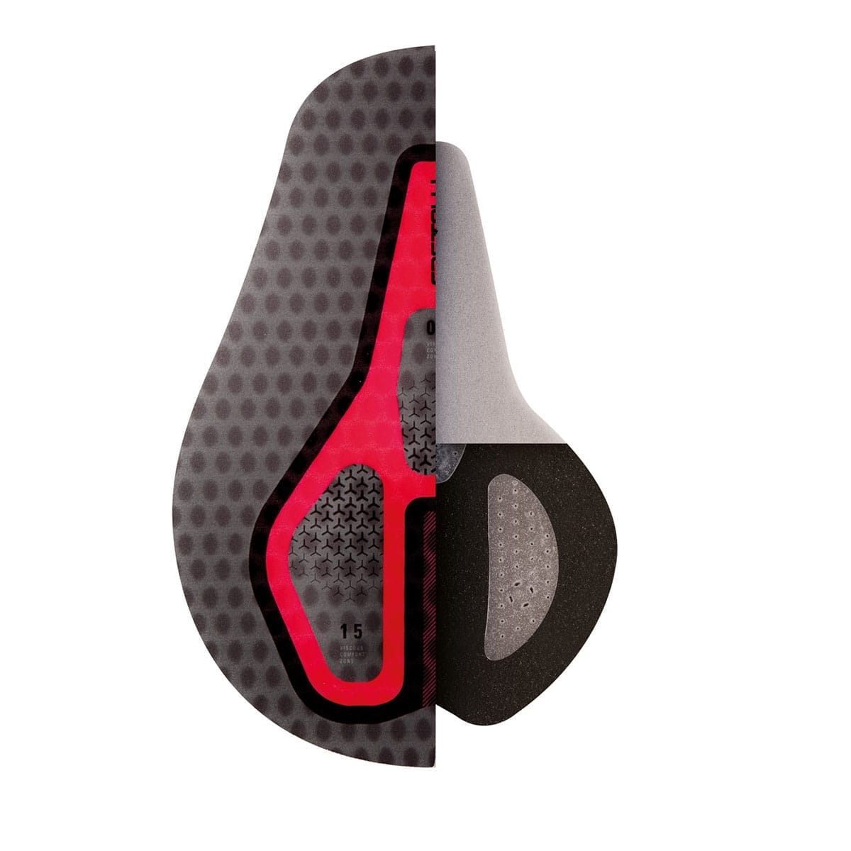 CASTELLI ESPRESSO Kurze Trägerhose Grau