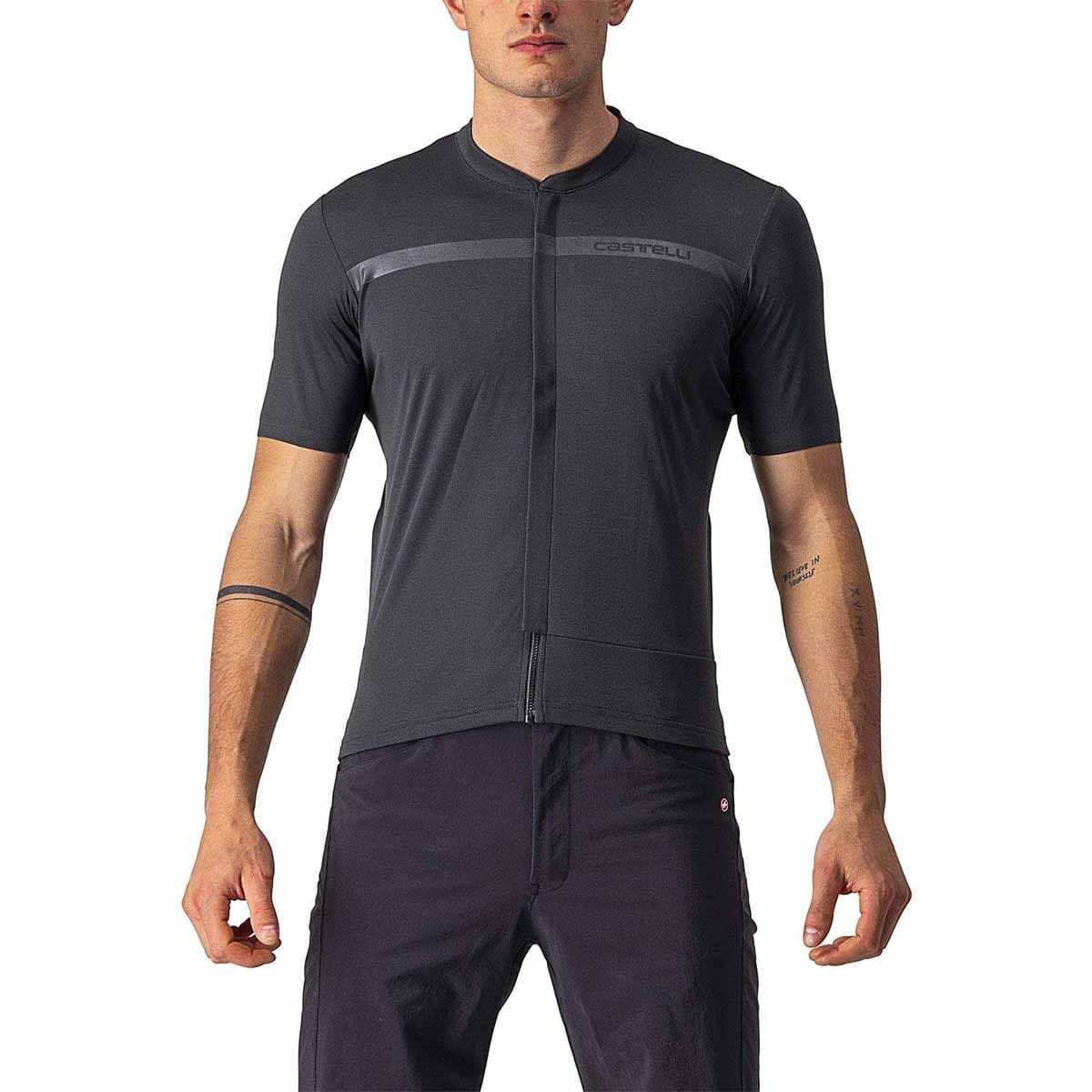 Maillot CASTELLI UNLIMITED ALLROAD Manches Courtes Gris