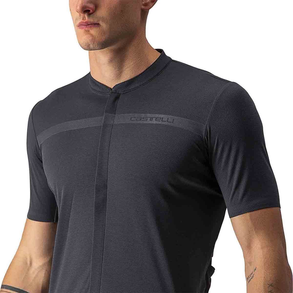 Maillot CASTELLI UNLIMITED ALLROAD Manches Courtes Gris