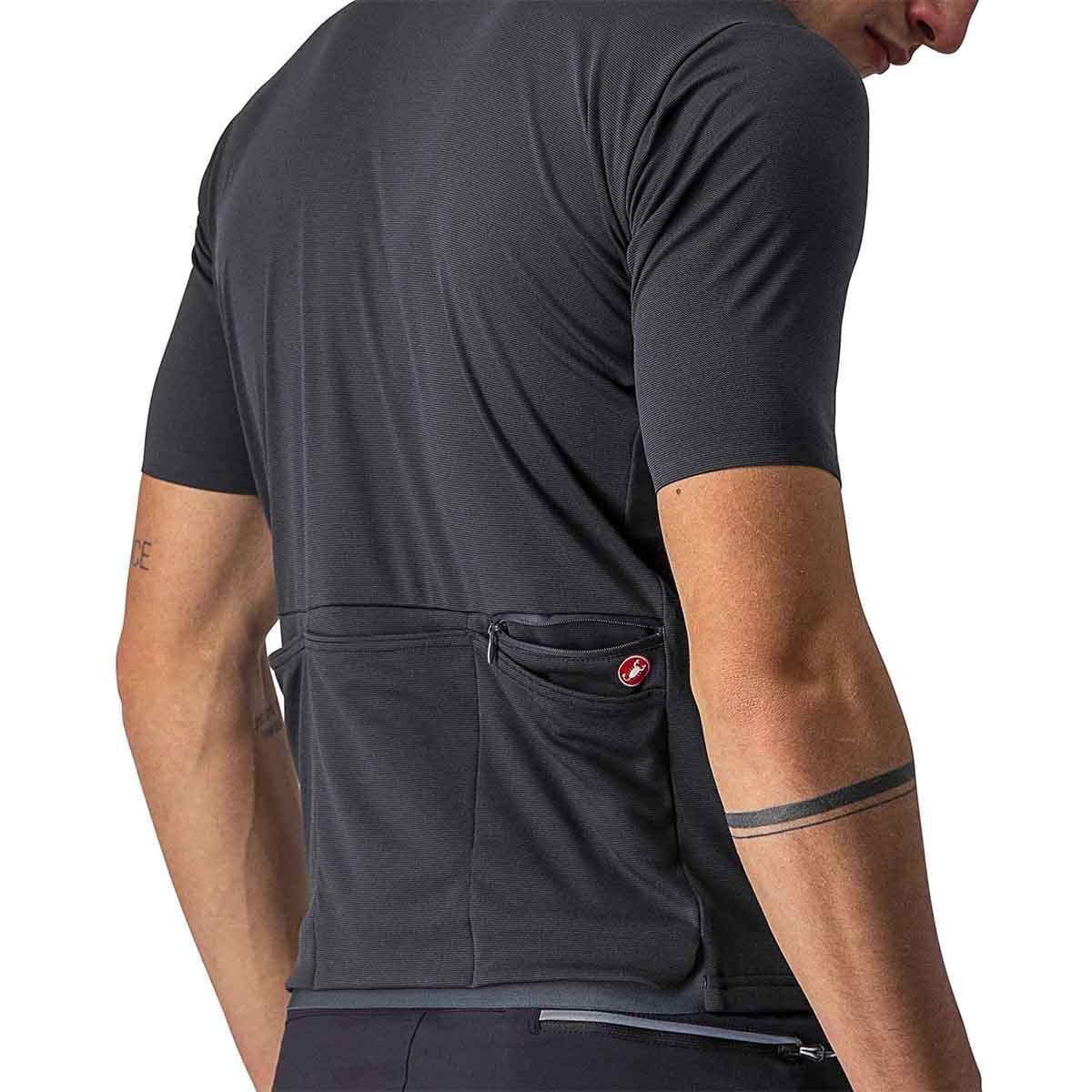 Maillot CASTELLI UNLIMITED ALLROAD Manches Courtes Gris