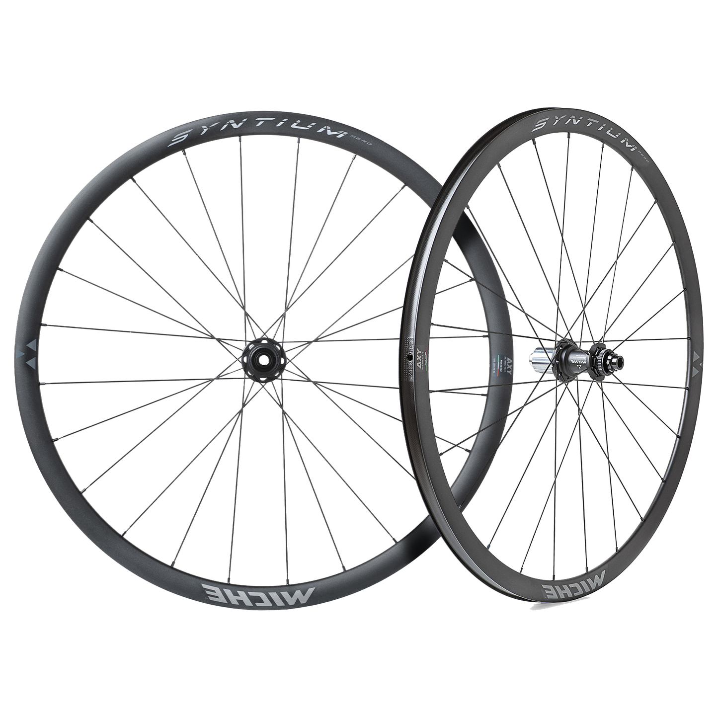 Paar MICHE SYNTIUM AERO DISC Tubeless Ready-Laufräder (Center Lock)