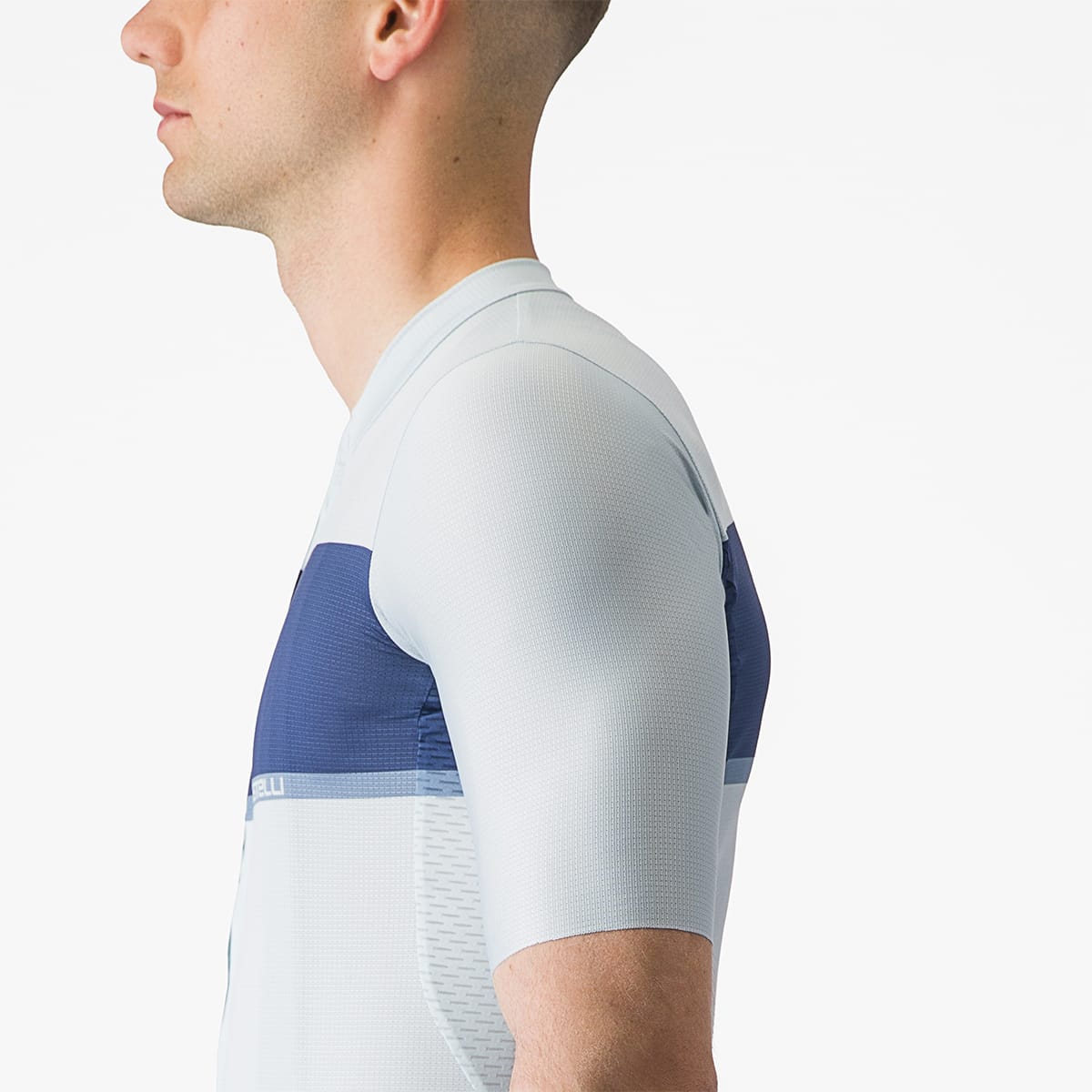 Trikot CASTELLI TRADIZIONE Kurzarm Blau