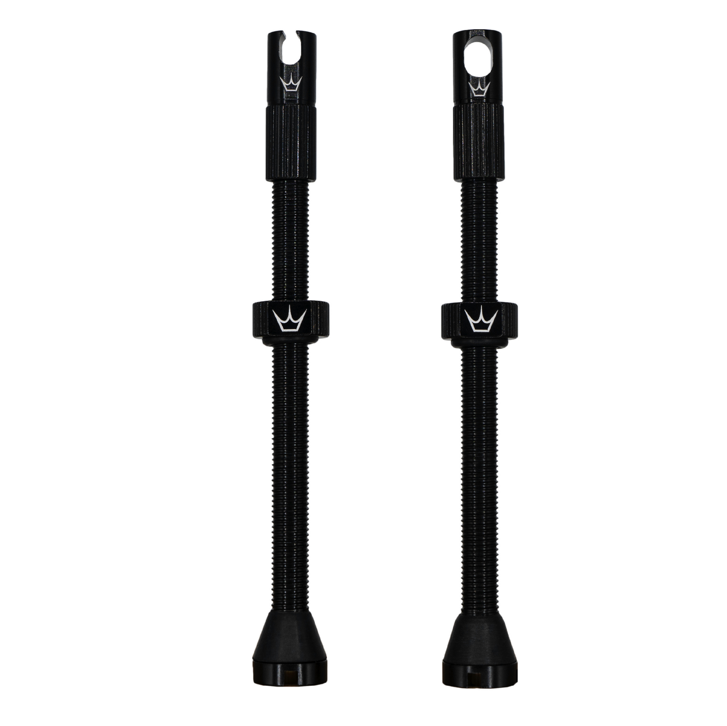 PEATY'S x Chris King MK2 Presta 80 mm Tubeless-Ventile (x2) Schwarz
