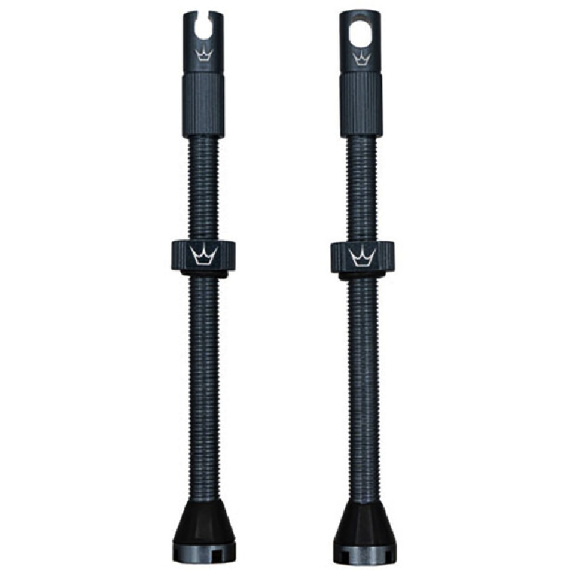 PEATY'S x Chris King MK2 Presta 80 mm (x2) Tubeless-Ventile Grau