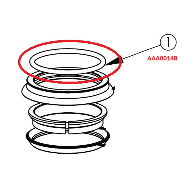 Steuersatz CANE CREEK 40 Top Cover Seal 1-1/8" ZS44, blau