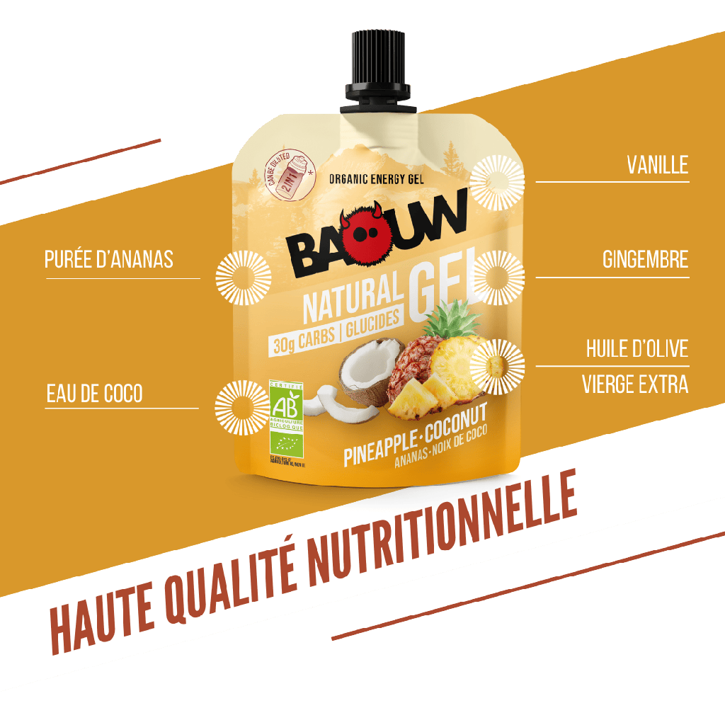 BAOUW BIO Energy Gel Ananas/Kokosnuss (85g)