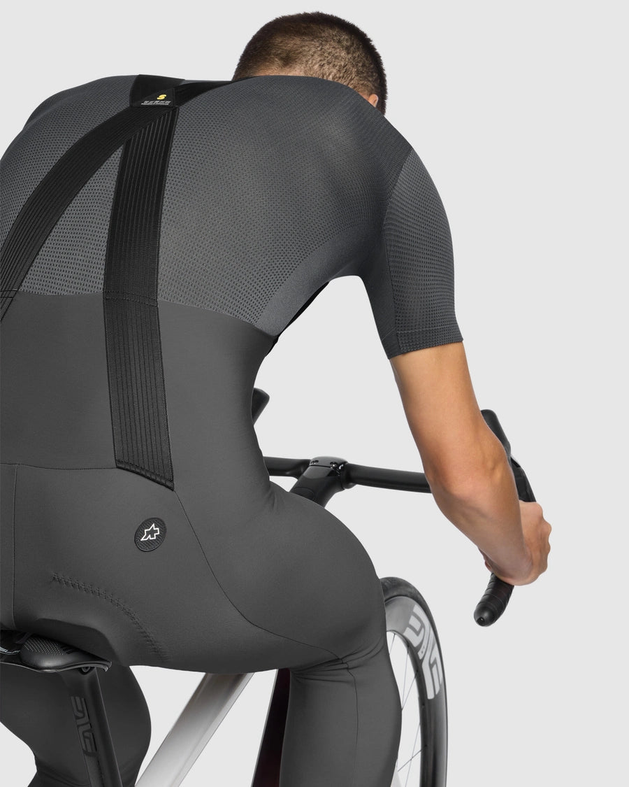 Lange Trägerhose ASSOS MILLE GT SPRING FALL S11 Grau