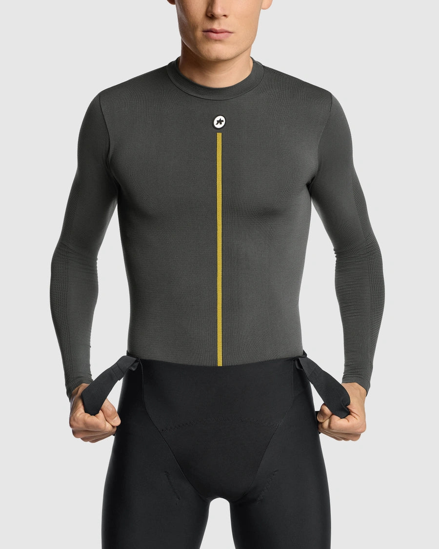 Unterwäsche ASSOS SPRING FALL P1 Longsleeve Grau